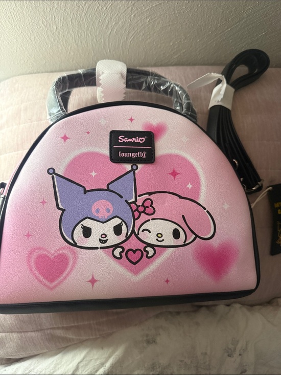 Loungefly Handbags - Sanrio Kuromi & My Melody Loungefly 2 way bag💕
